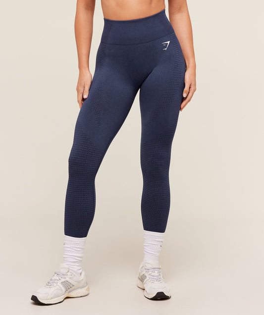 Gymshark Vital Seamless 2.0 Leggings - Heavy Blue Marl