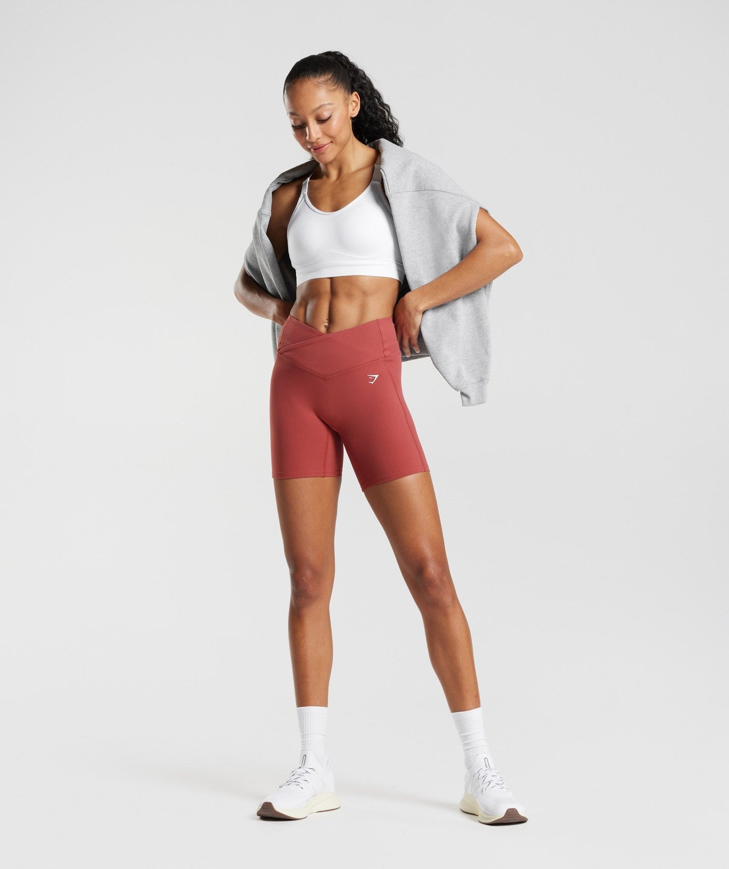 Gymshark Crossover Shorts - Pomegranate Red