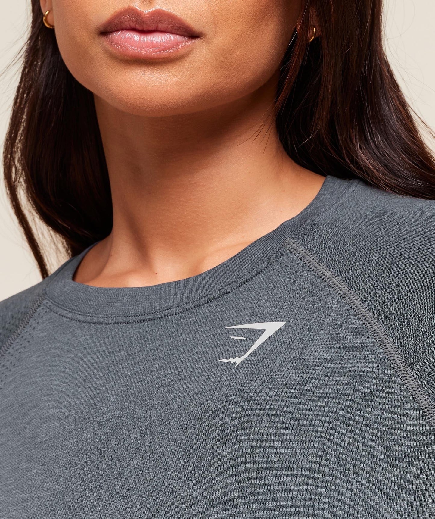 Gymshark Vital Seamless 2.0 Light T-Shirt - Strong Grey/ Marl