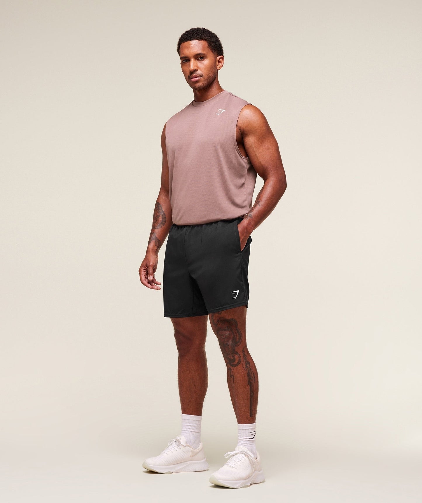 Gymshark Arrival Oversized Tank - Chestnut Pink