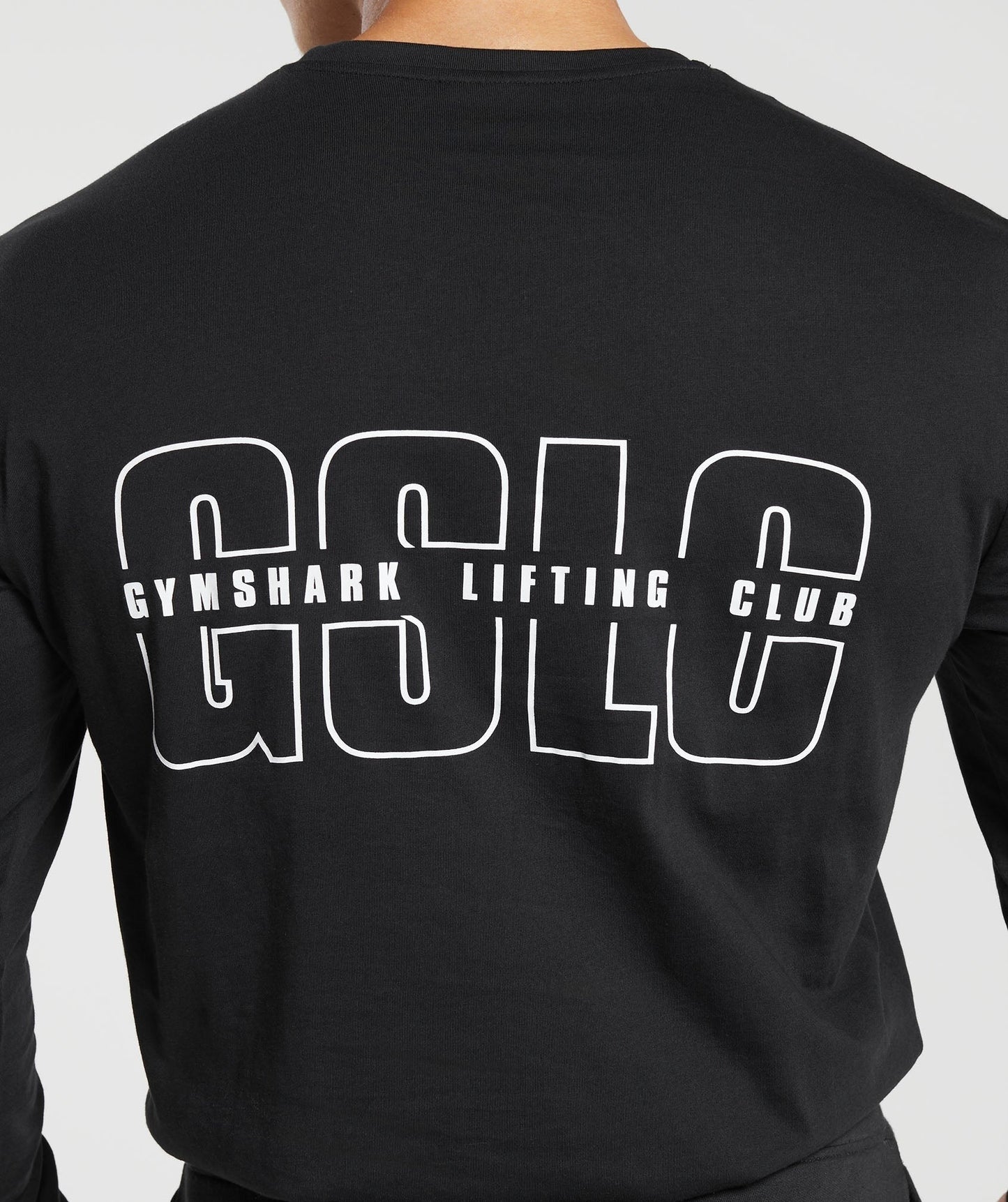 Gymshark Lifting Club Long Sleeve T-Shirt - Black