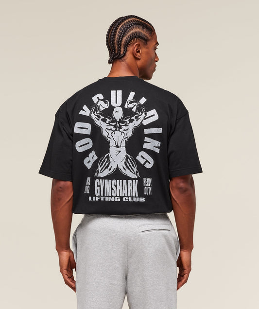 Gymshark Lifting Club Flex T-Shirt - Black