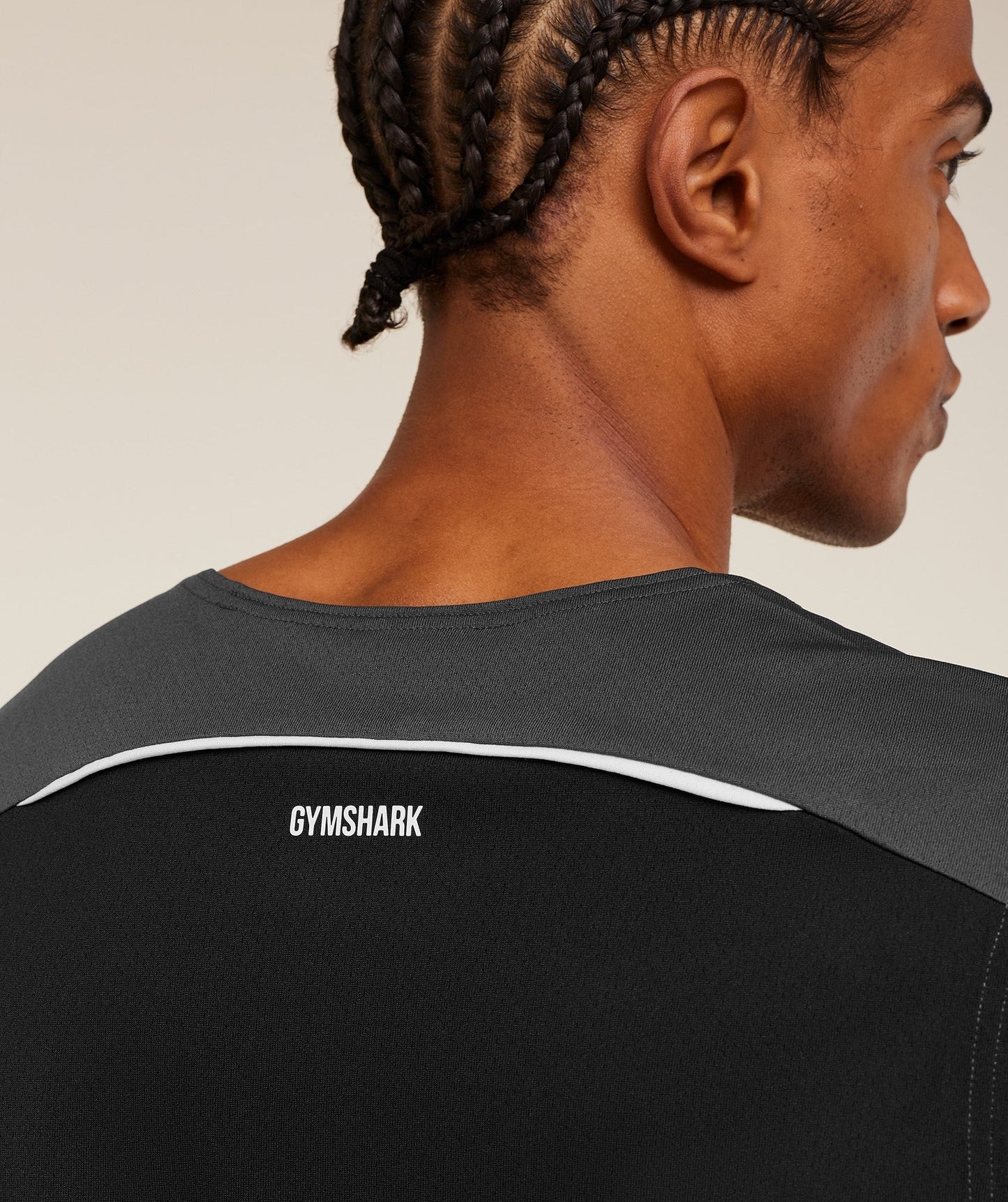 Gymshark Arrival Contrast Tank - Grey/Black