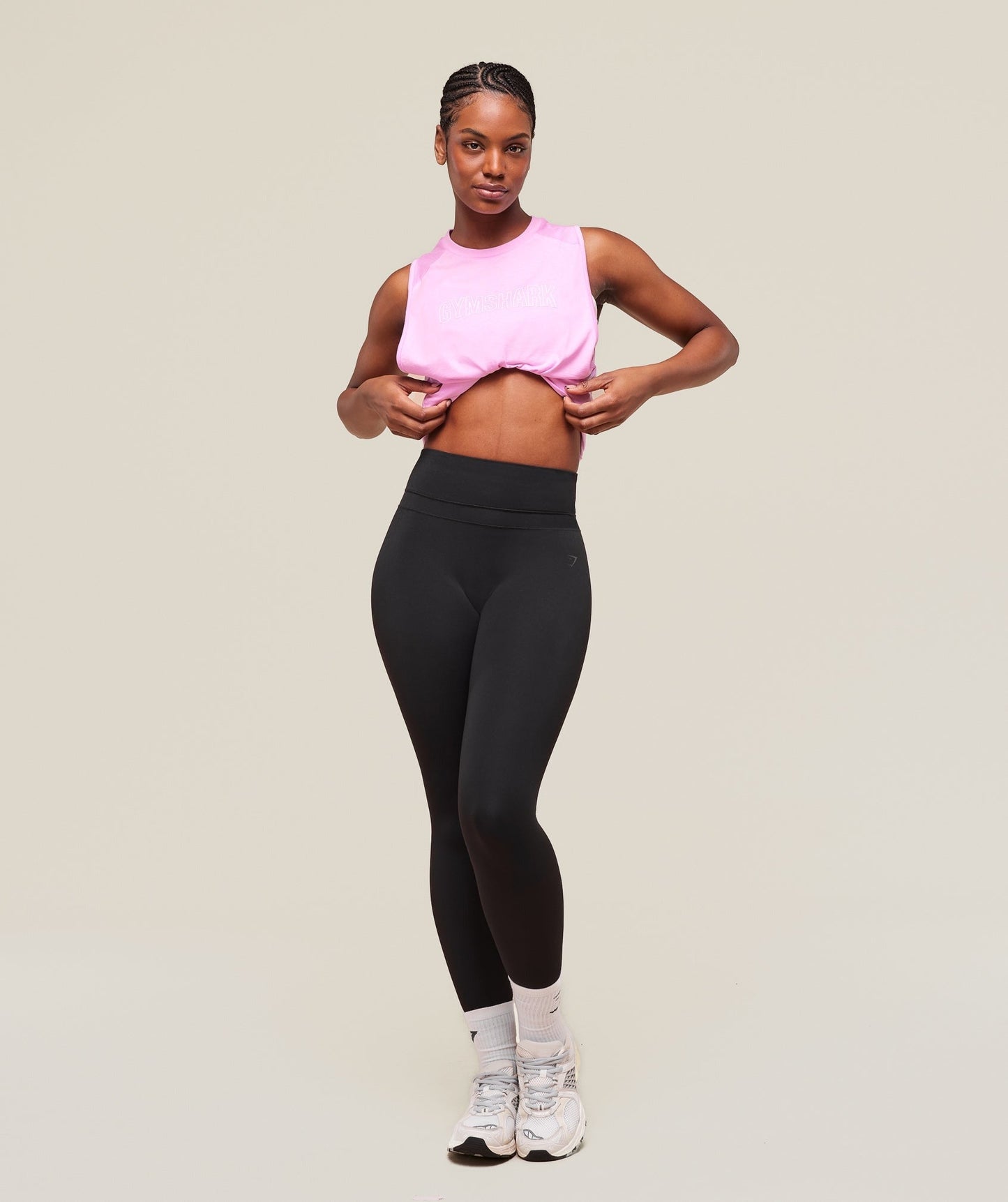 Gymshark Trace Graphic Tank - Sour Pink