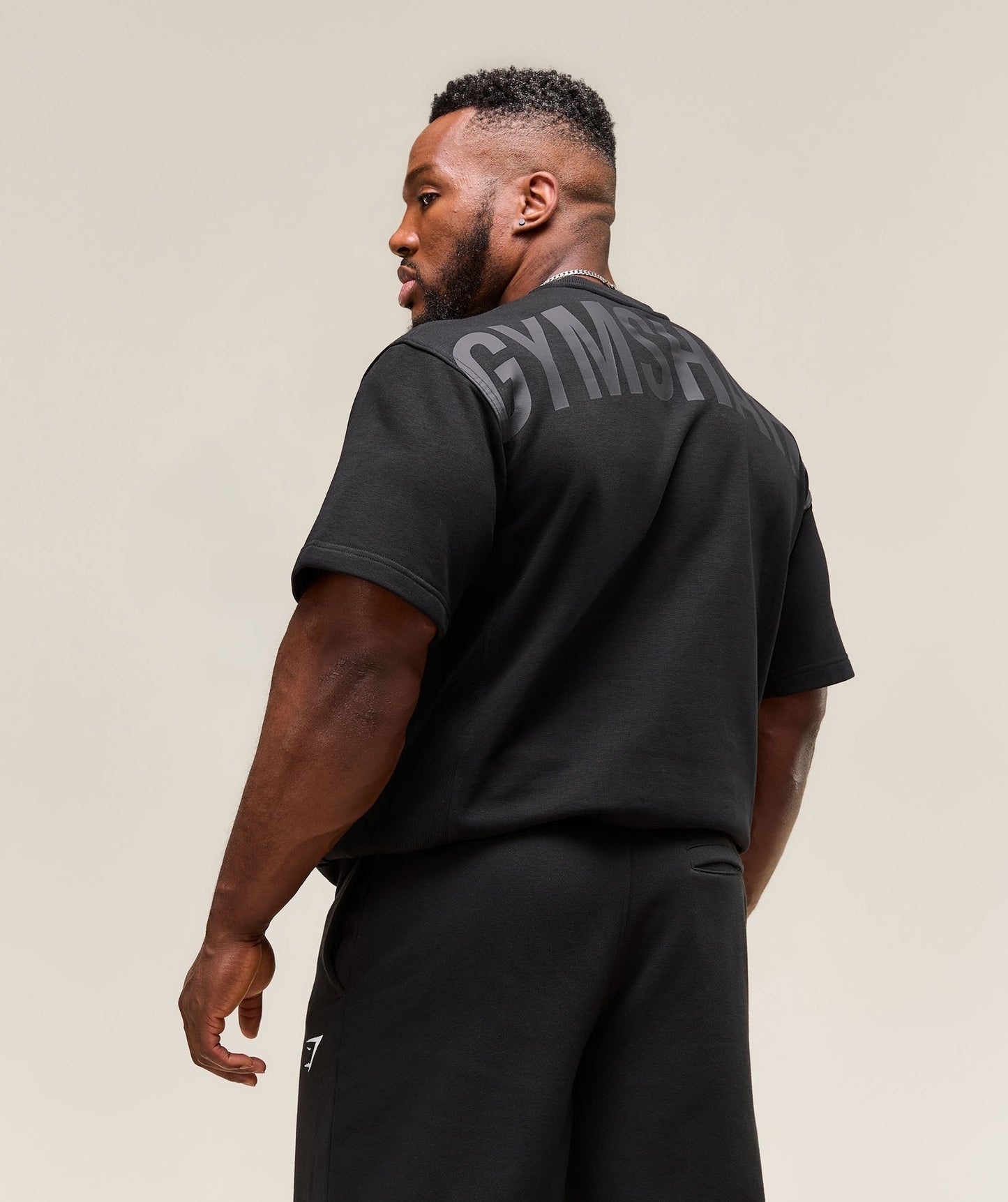Gymshark Power Short Sleeve Crew - Black