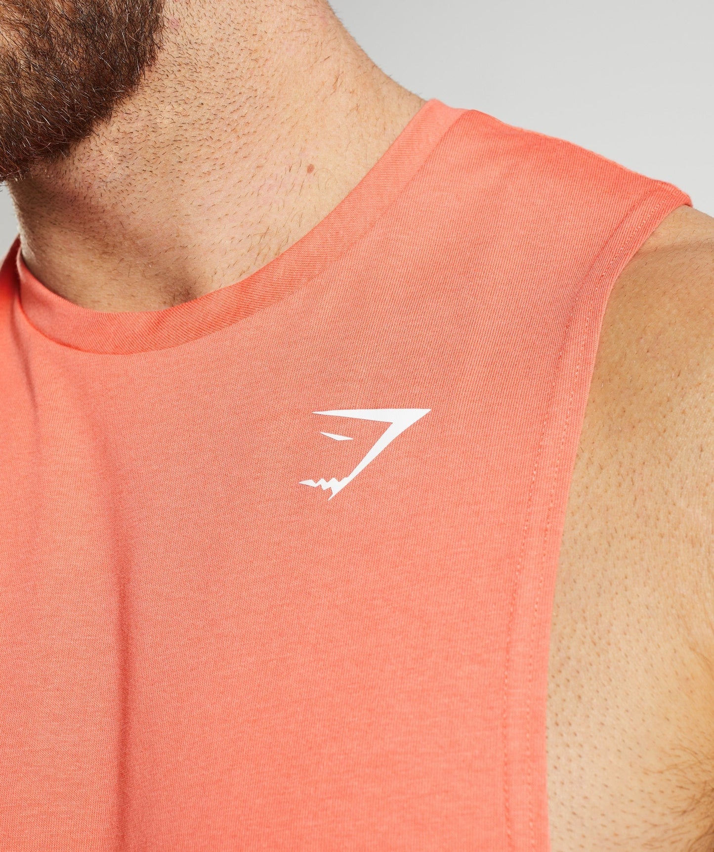 Gymshark React Drop Arm Tank - Aerospace Orange