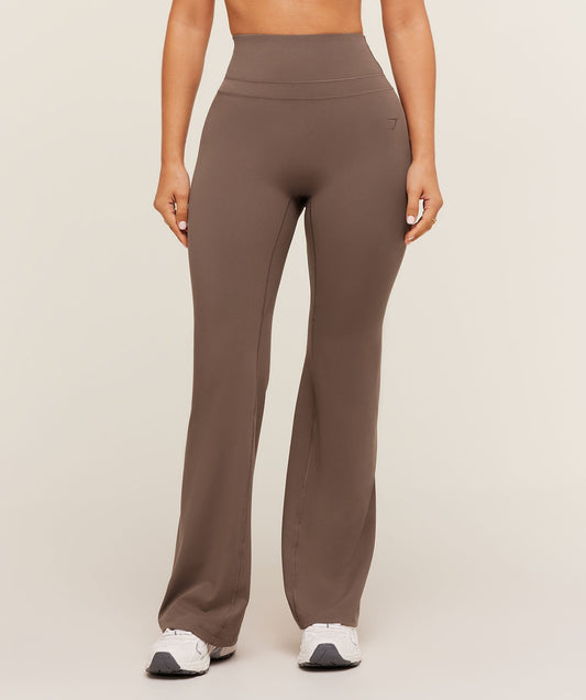 Gymshark Whitney Short Flared Legging - Soft Brown
