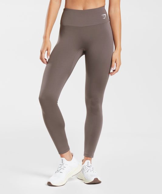 Gymshark Training Leggings - Cool Brown