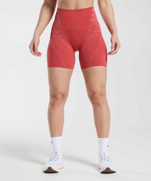 Gymshark Apex Limit Shorts - Sundried Red/Terracotta Pink