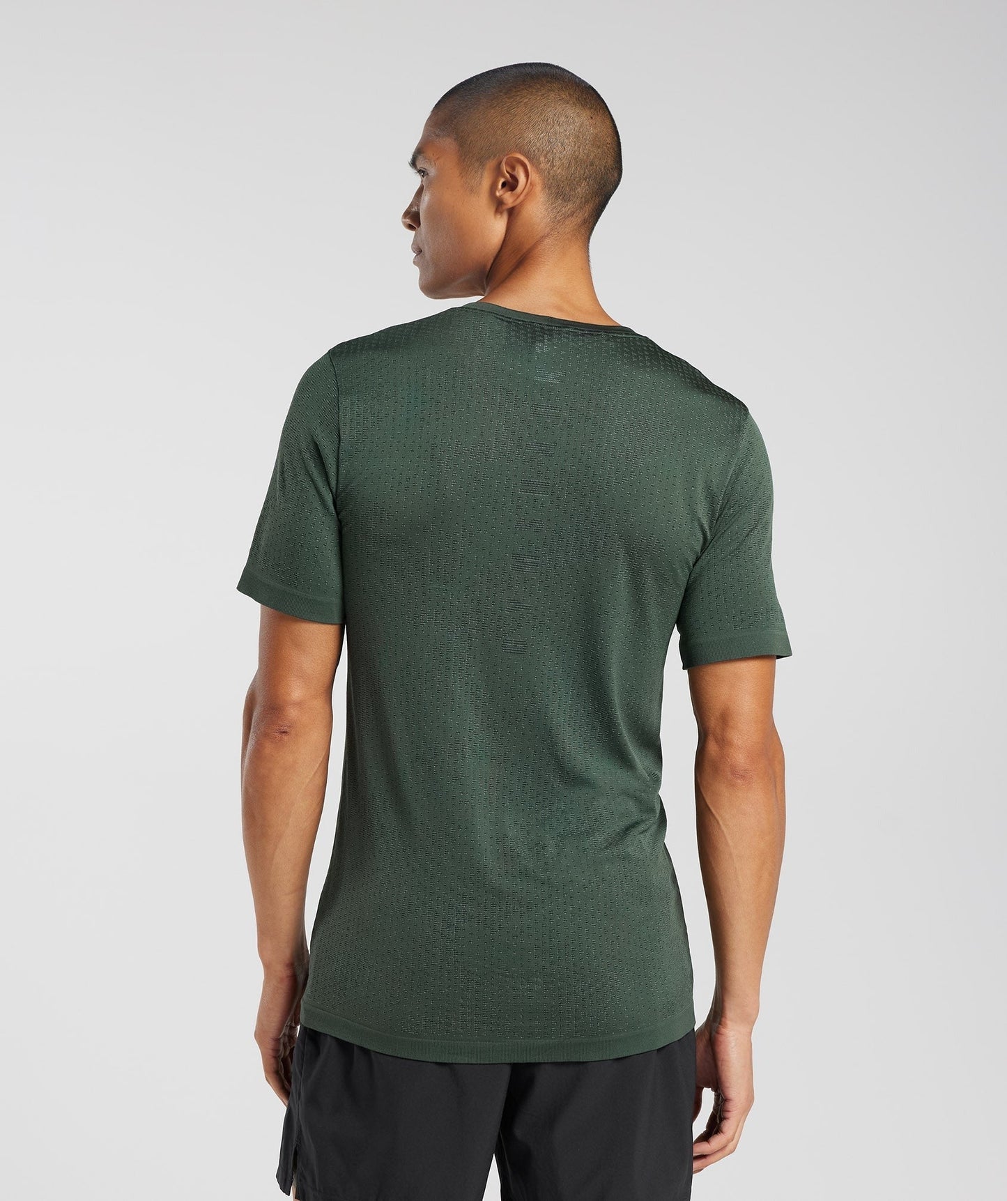 Gymshark Sport Seamless T-Shirt - Fog Green/Black