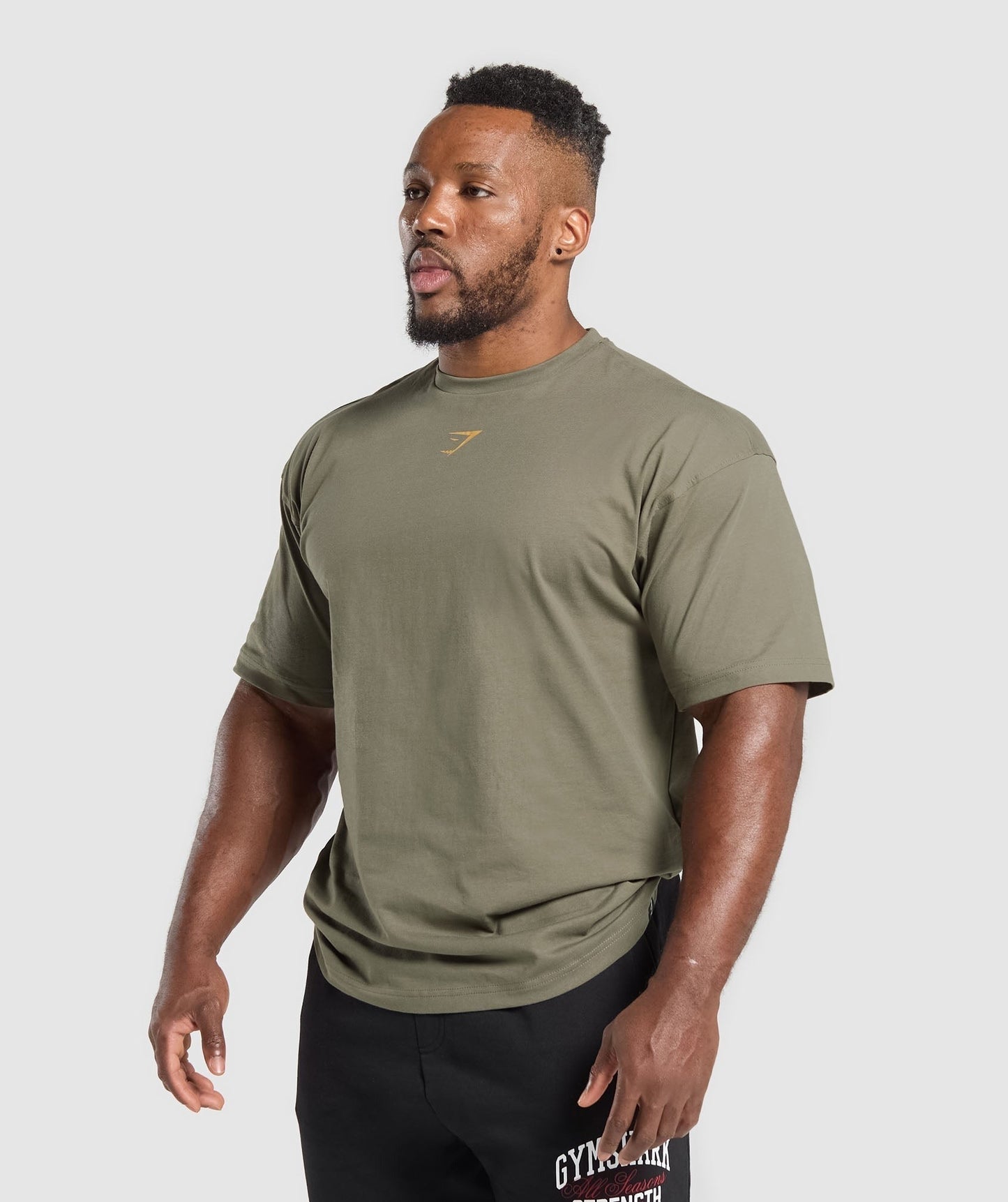 Gymshark Trophy Graphic T-Shirt - Base Green