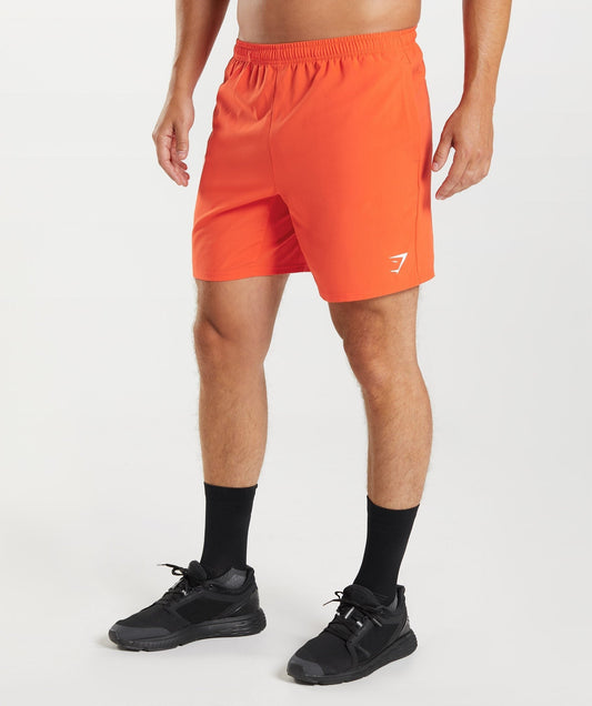 Gymshark Arrival 7" Shorts - Pepper Red