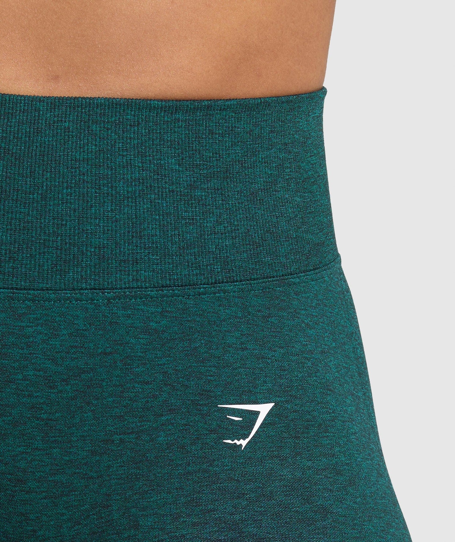 Gymshark Lift Seamless Leggings - Functional Teal/Black Marl