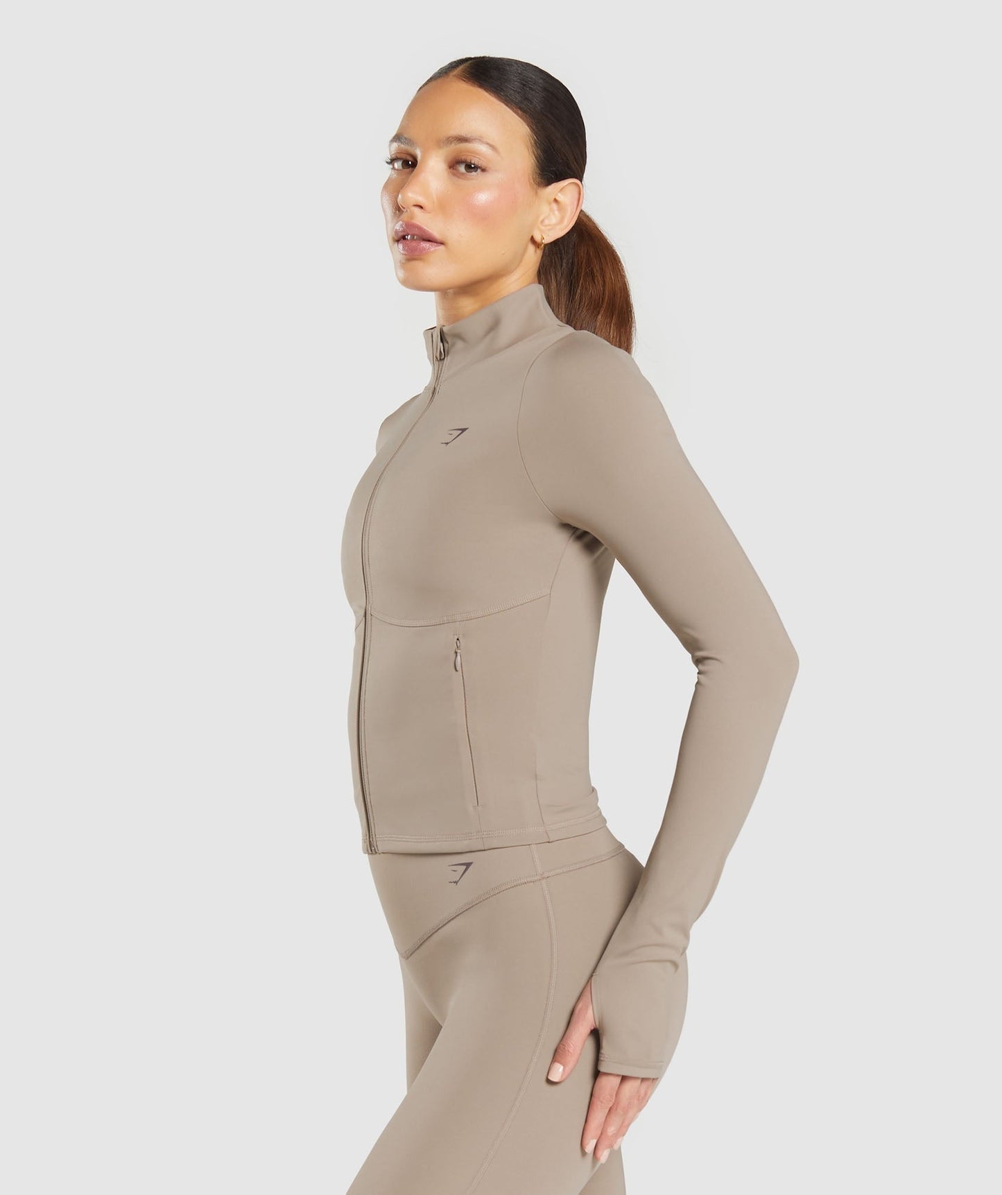 Gymshark Elevate Tracktop - Lifestyle Brown