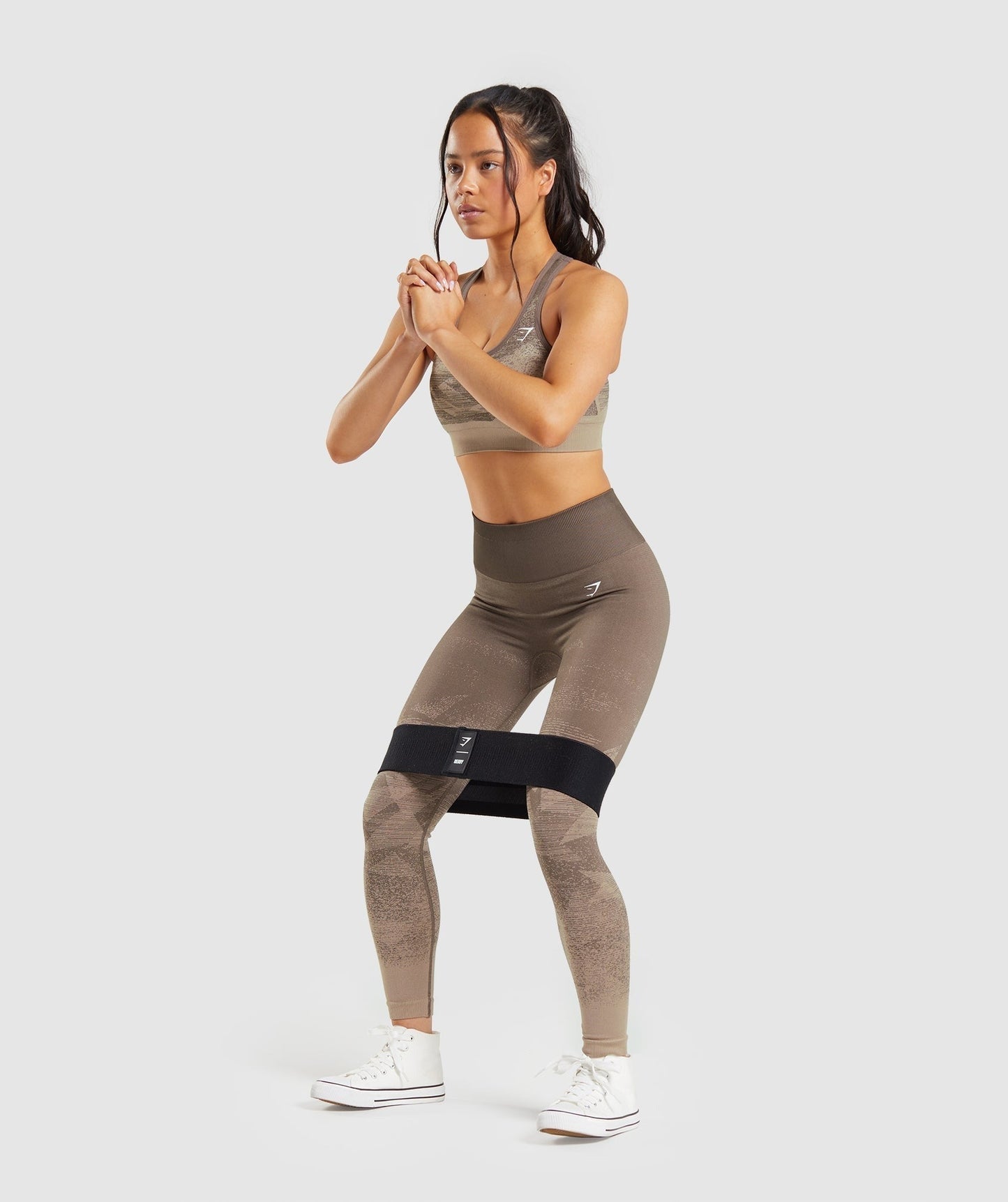 Gymshark Adapt Ombre Seamless Leggings - Triangle | Penny Brown Print
