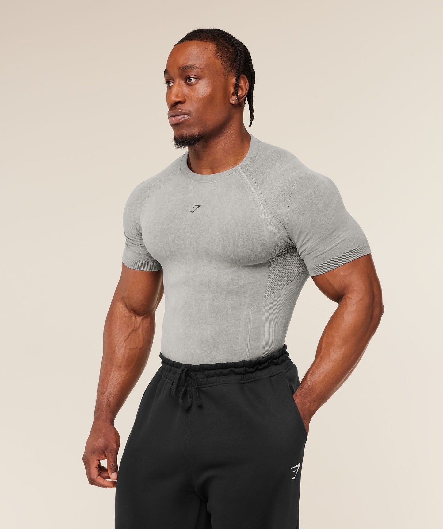 Gymshark Charge T-Shirt - Black/Wash