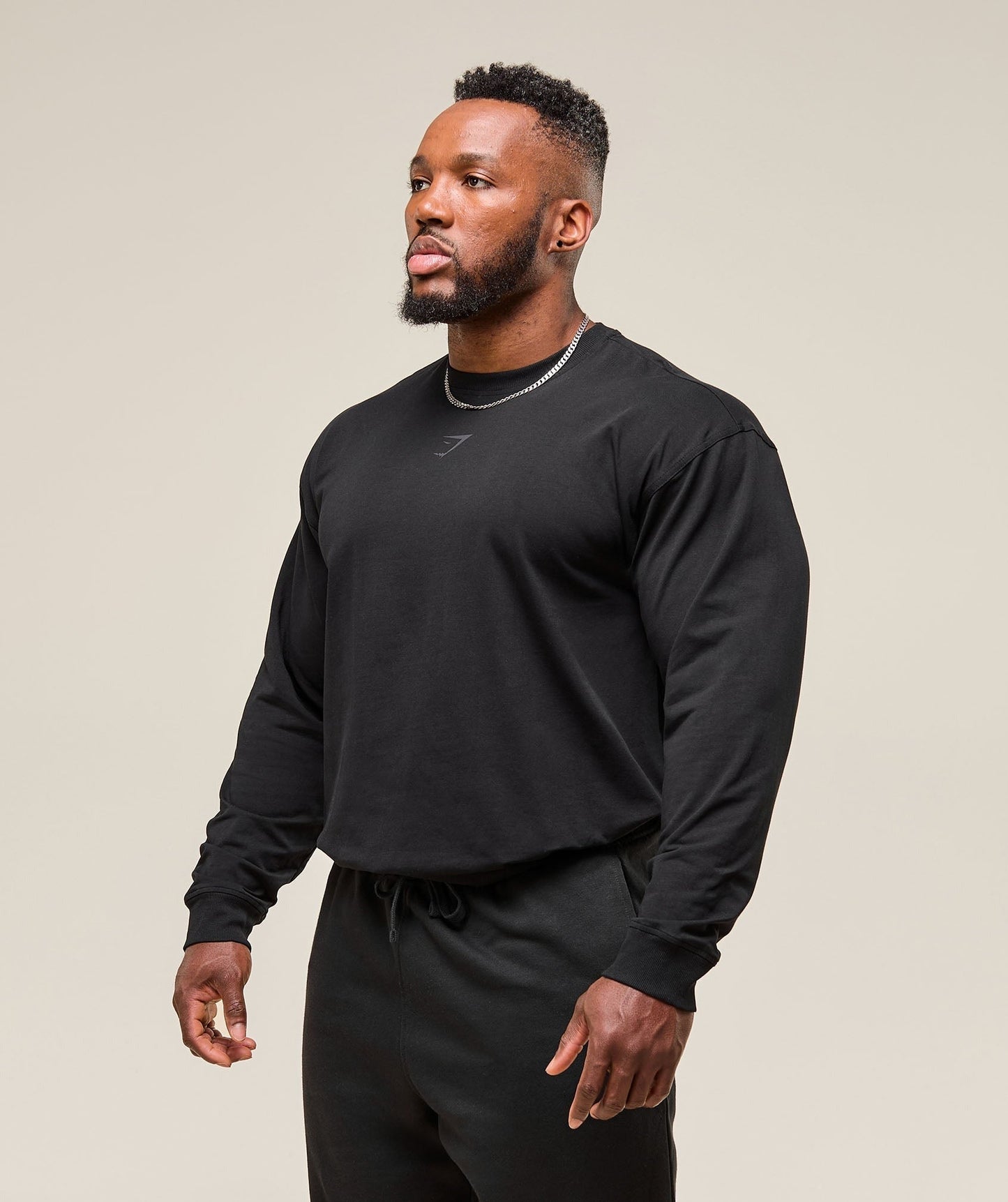 Gymshark Power Long Sleeve T-Shirt - Black