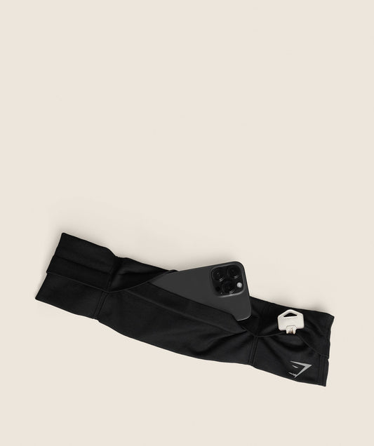 Gymshark Running Waist Belt - Black