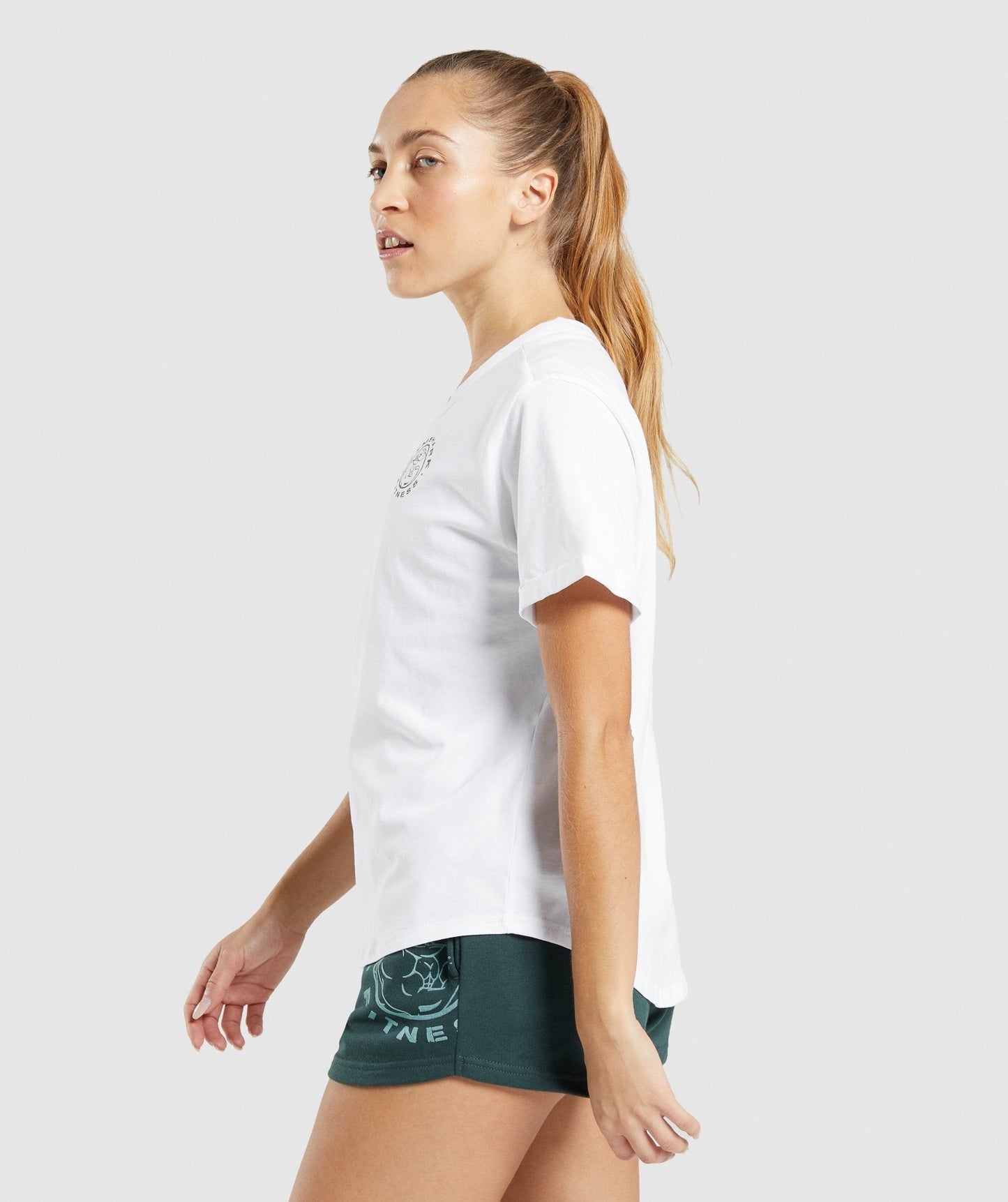 Gymshark Legacy Graphic Tee - White