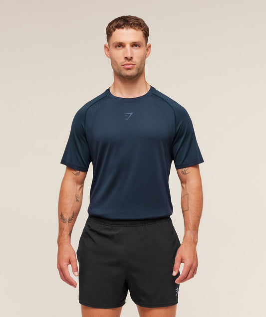 Gymshark Versatile Seamless T-Shirt - Bench Blue/Compound Blue