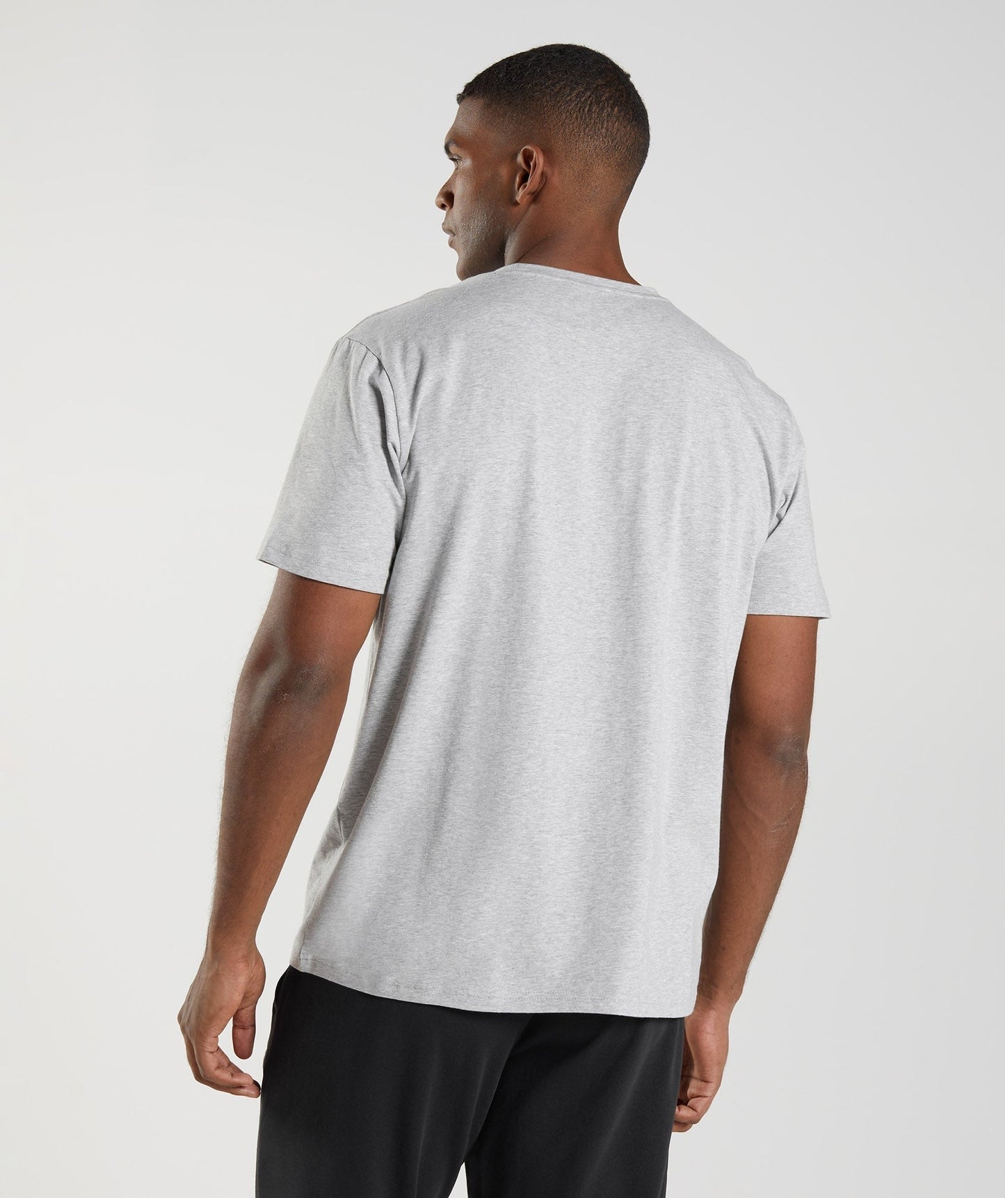 Gymshark Block T-Shirt - Light Grey Marl