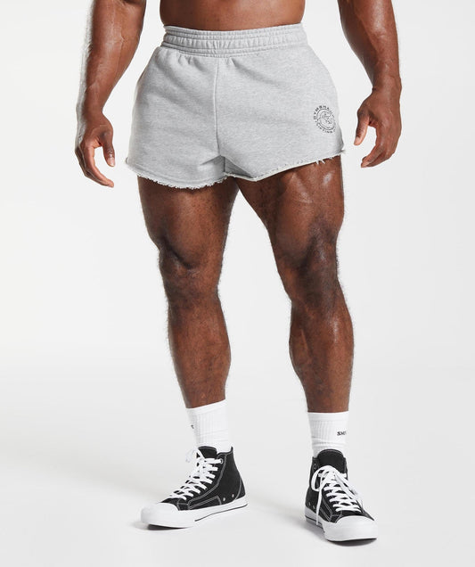 Gymshark Legacy Shorts - Light Grey Marl