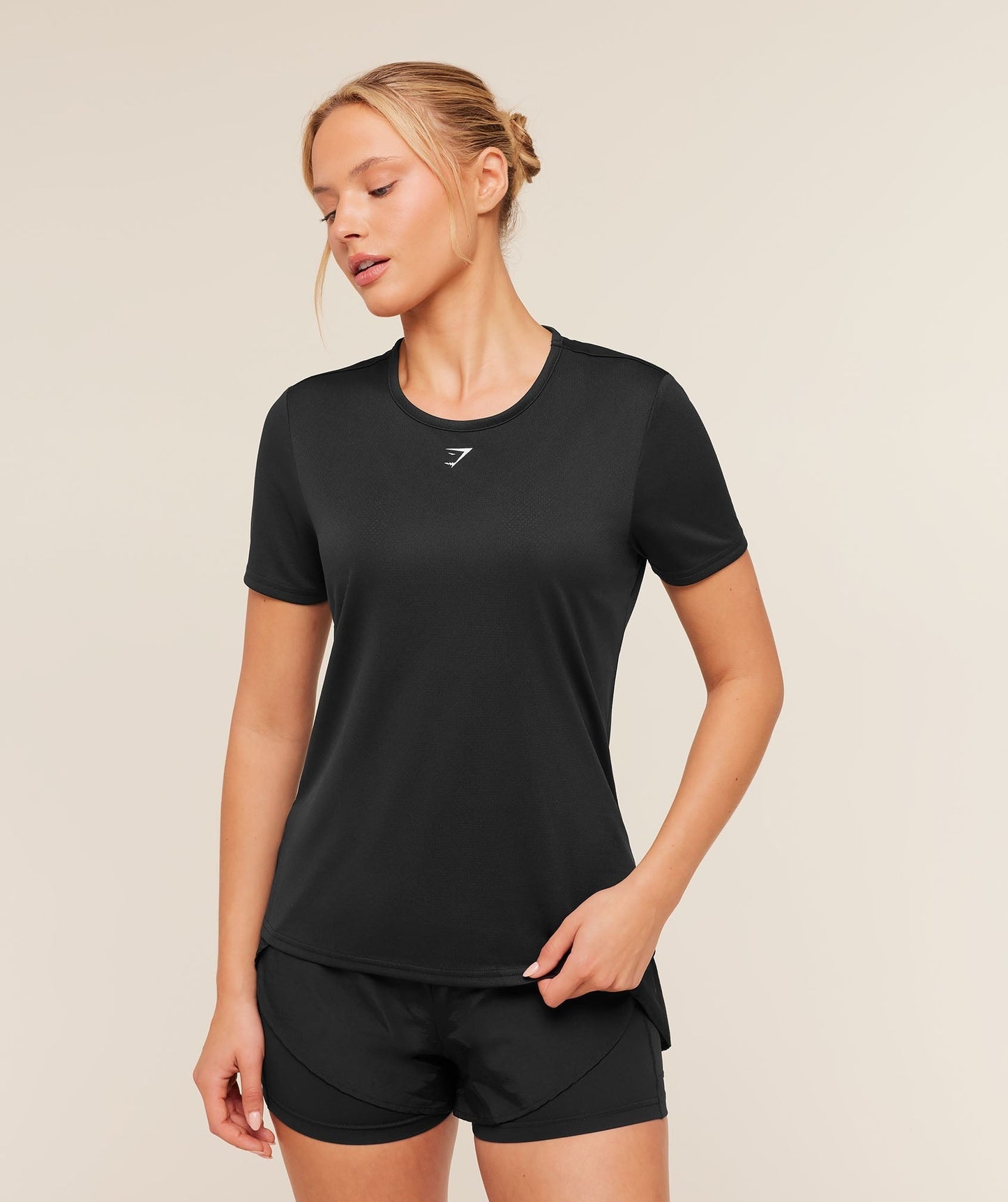 Gymshark Graphic Short Sleeve T-Shirt - GS Black
