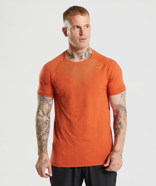 Gymshark Apex Contrast T-Shirt - Red