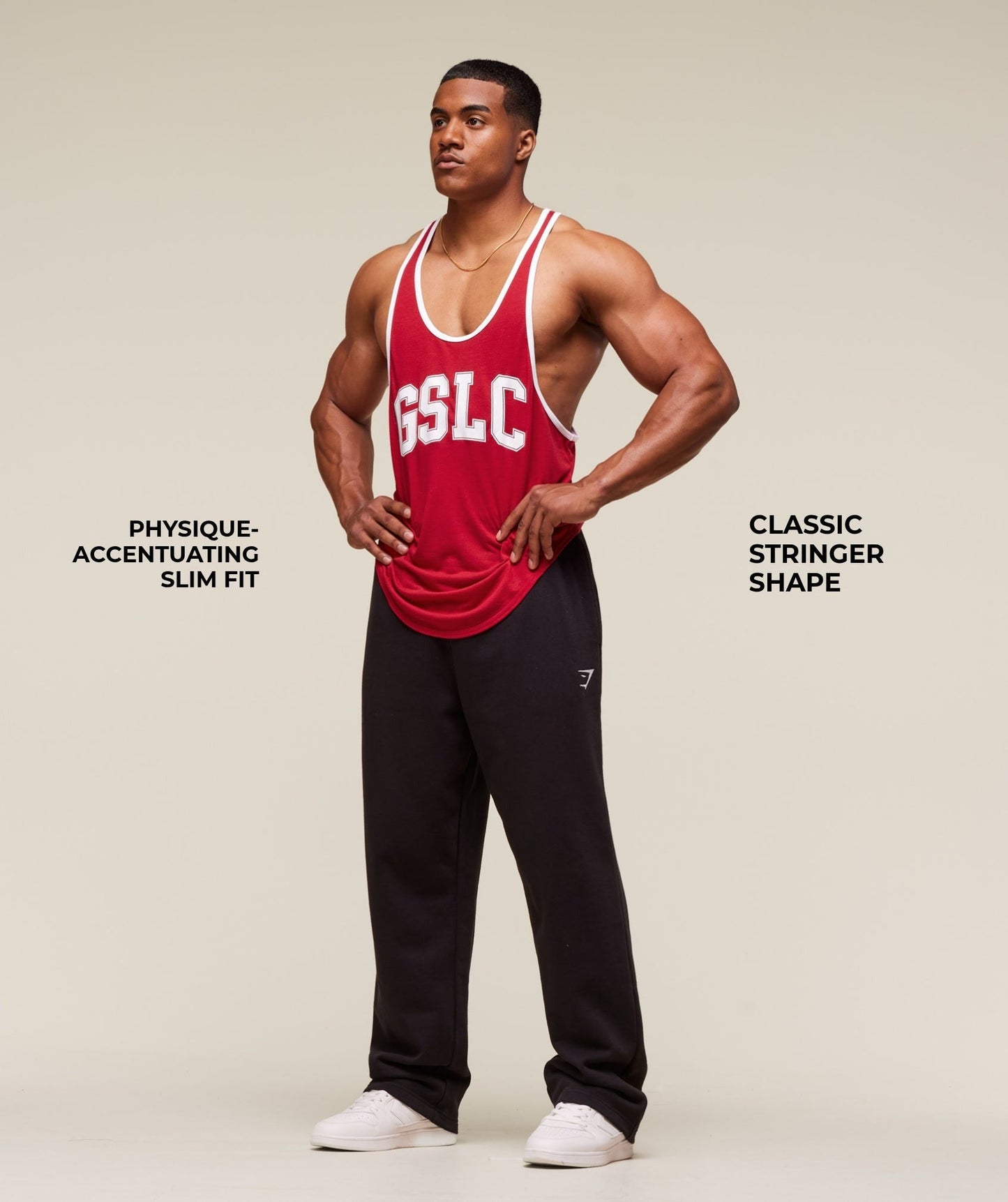Gymshark GSLC Ringer Stringer - Conditioning Red