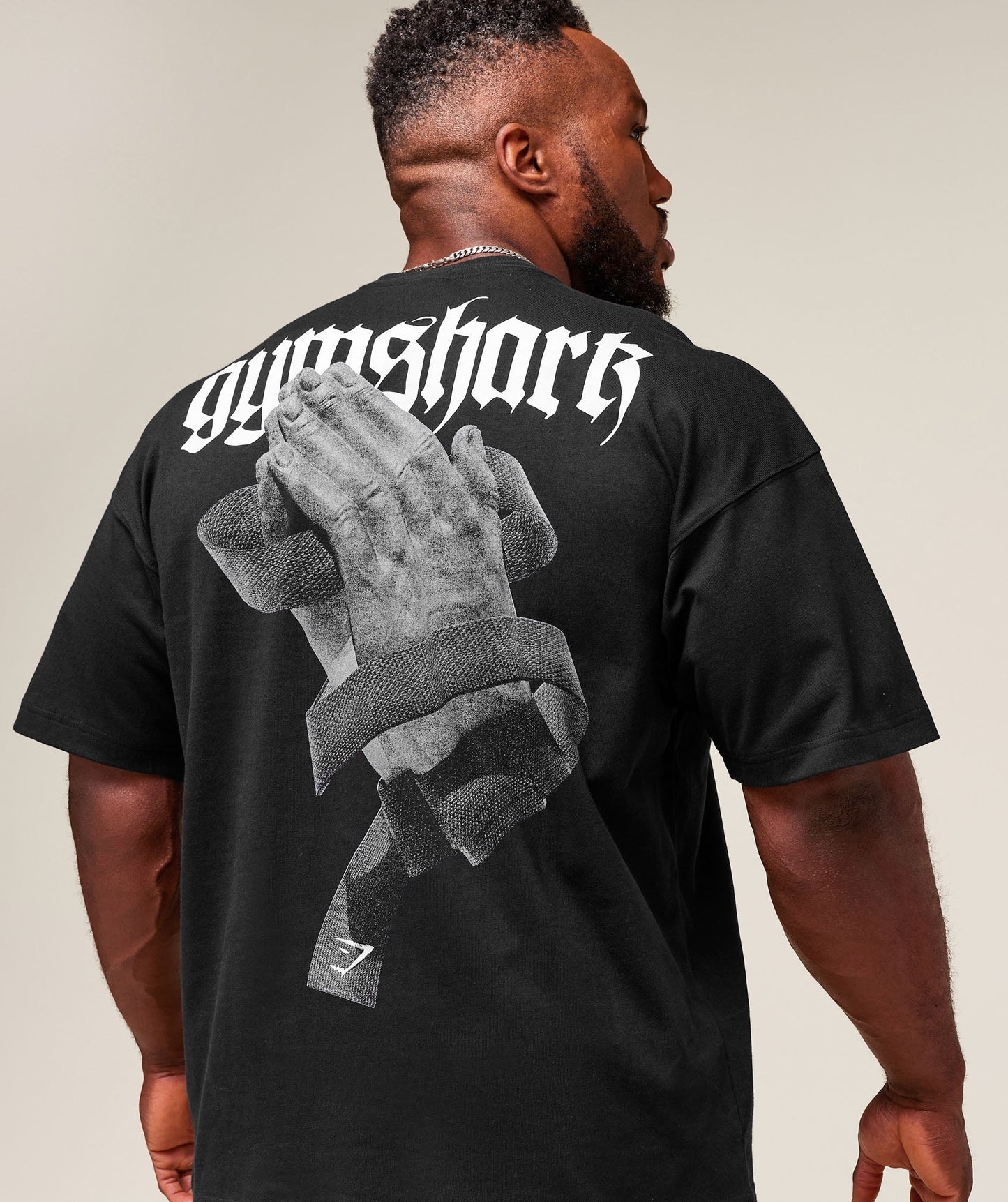 Gymshark Prayer Hands T-Shirt - Black