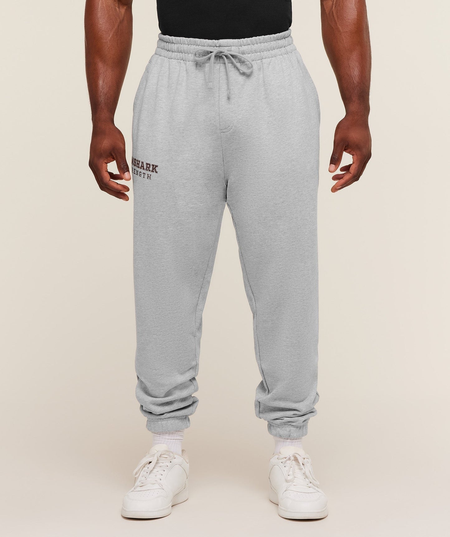 Gymshark Strength Joggers - Light Grey Core Marl