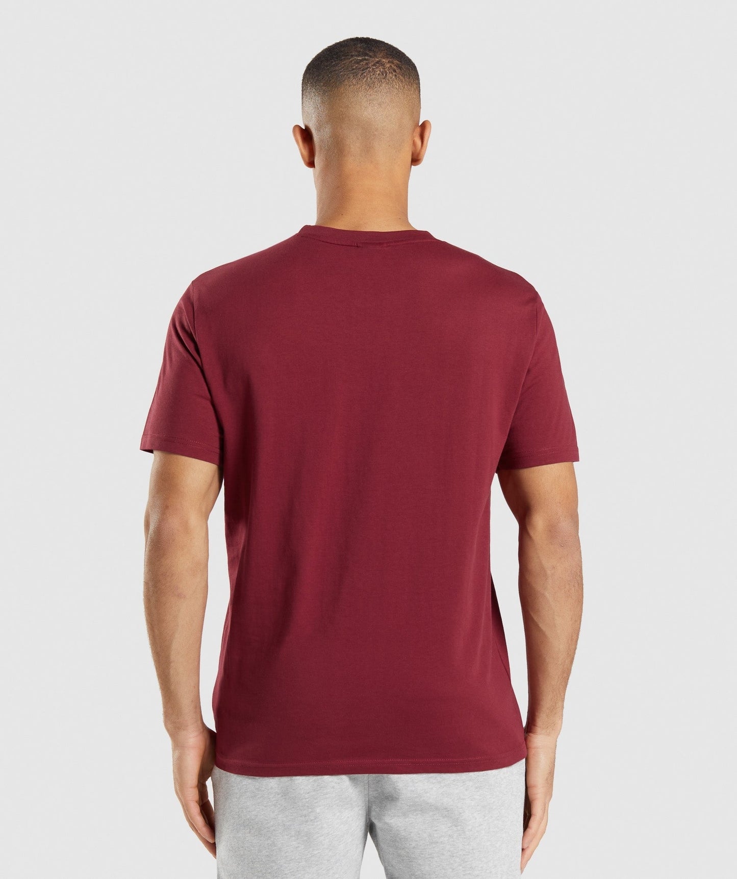 Gymshark Crest T-Shirt - Burgundy Red