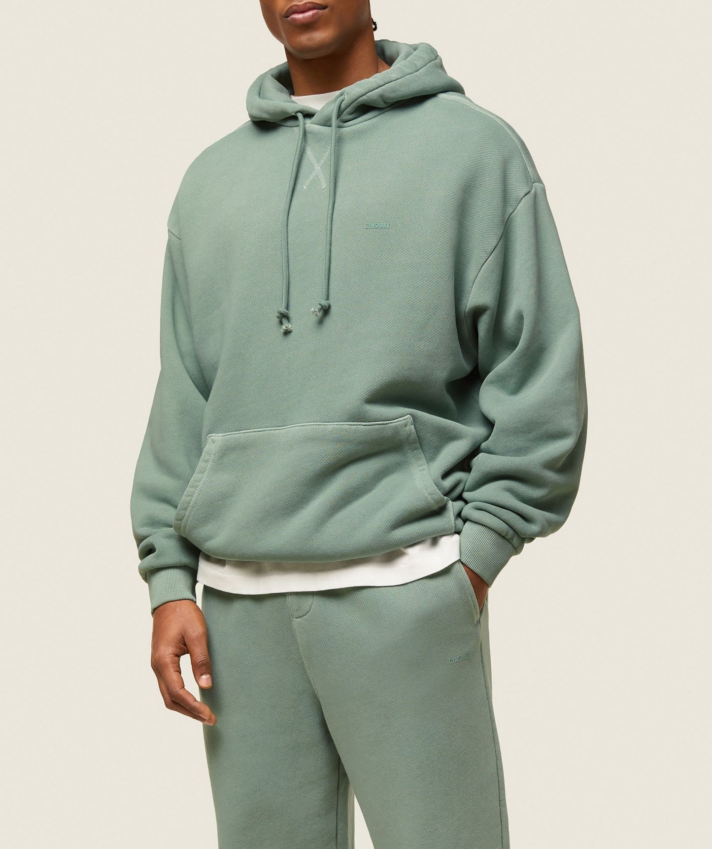 Gymshark everywear Relaxed Hoodie - Dollar Green