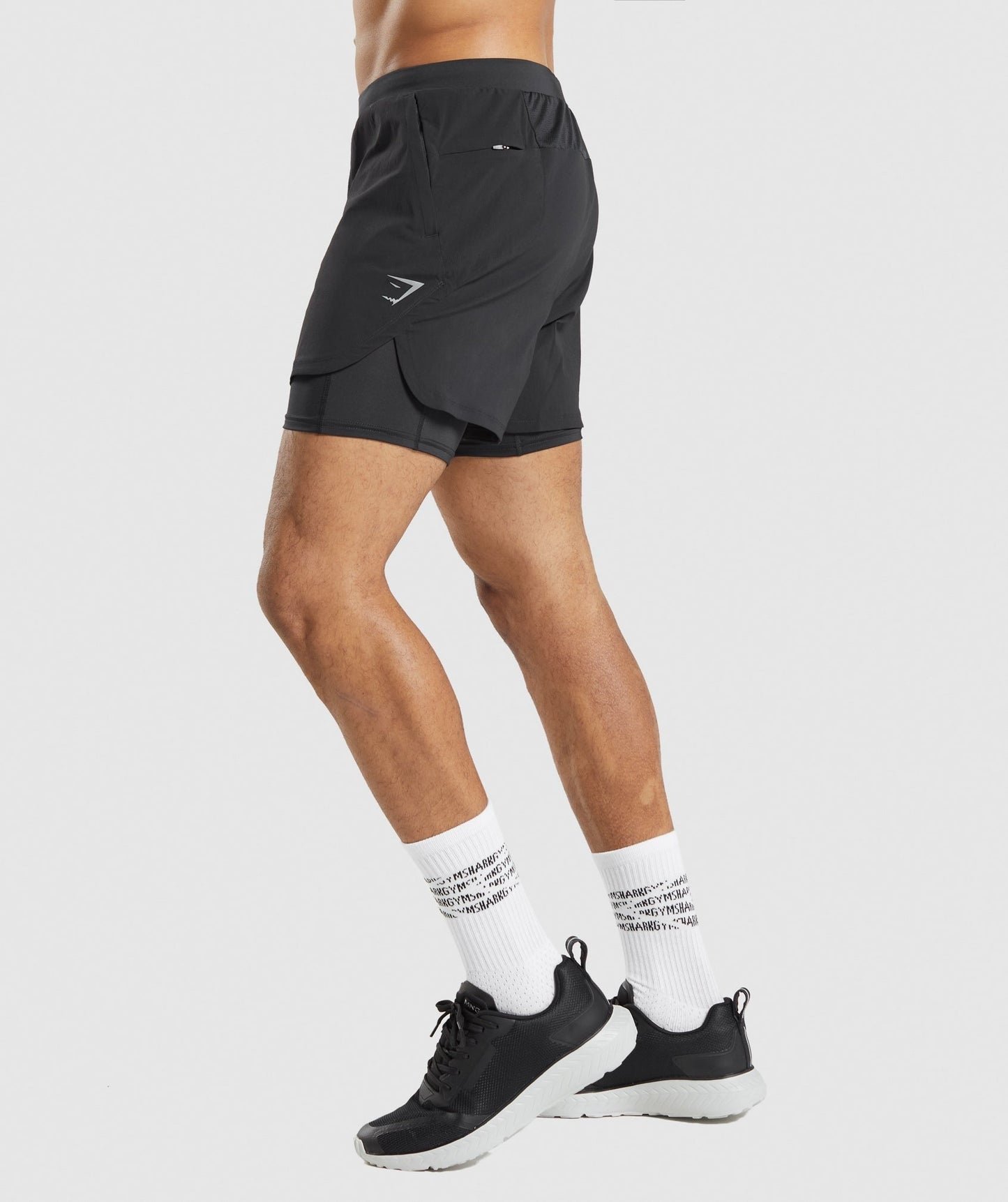 Gymshark Speed Evolve 5" 2 In 1 Shorts - Black