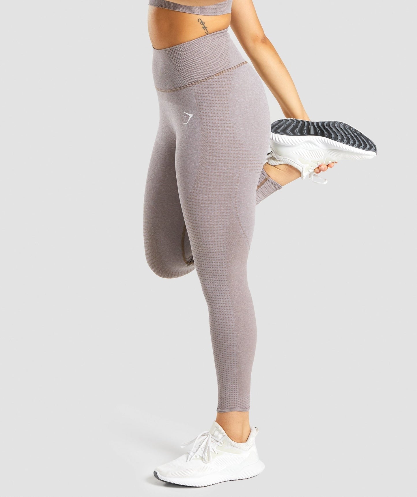 DNU - Gymshark Vital Rise Seamless Leggings - Taupe Marl