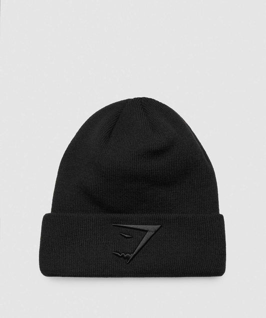 Gymshark New Era Sharkhead Cuff Knit - Black