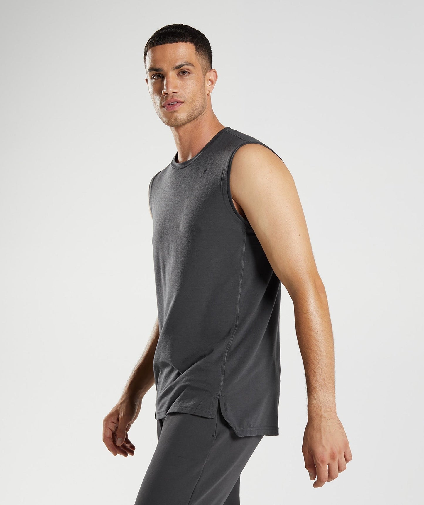 Gymshark Studio Breath Tank - Onyx Grey