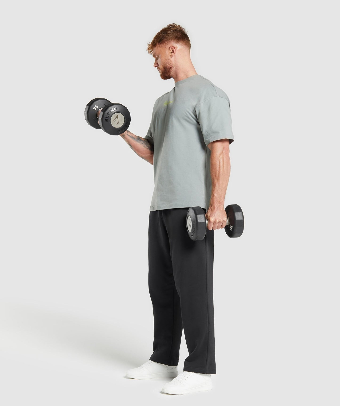 Gymshark Athletic Department T-Shirt - Smokey Grey