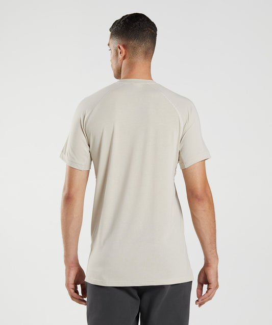 Gymshark Studio Breath T-Shirt - Pebble Grey