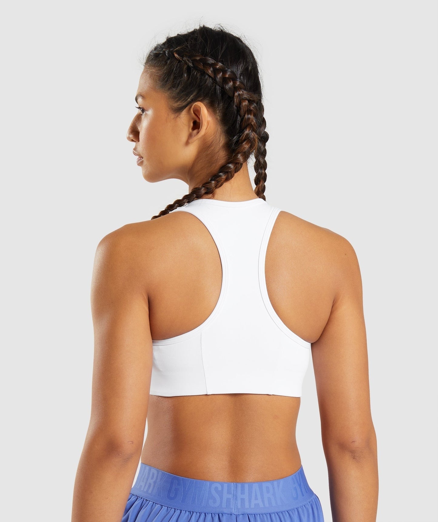 Gymshark Essential Racer Back Sports Bra - White