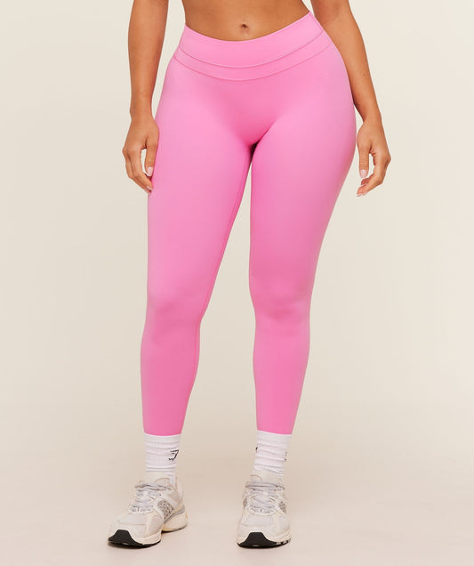 Gymshark Whitney Mid-High Rise Leggings - Focus Pink