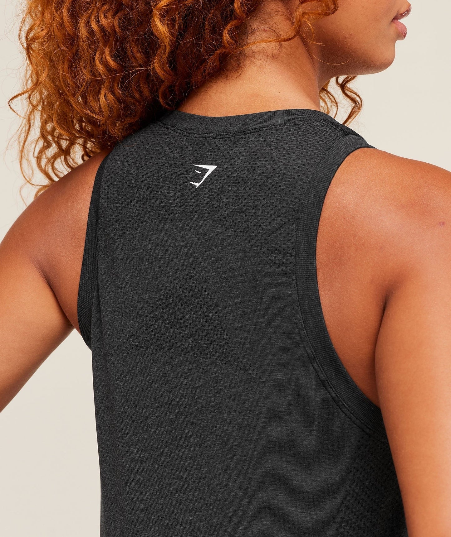 Gymshark Vital Light Tank - Black Marl