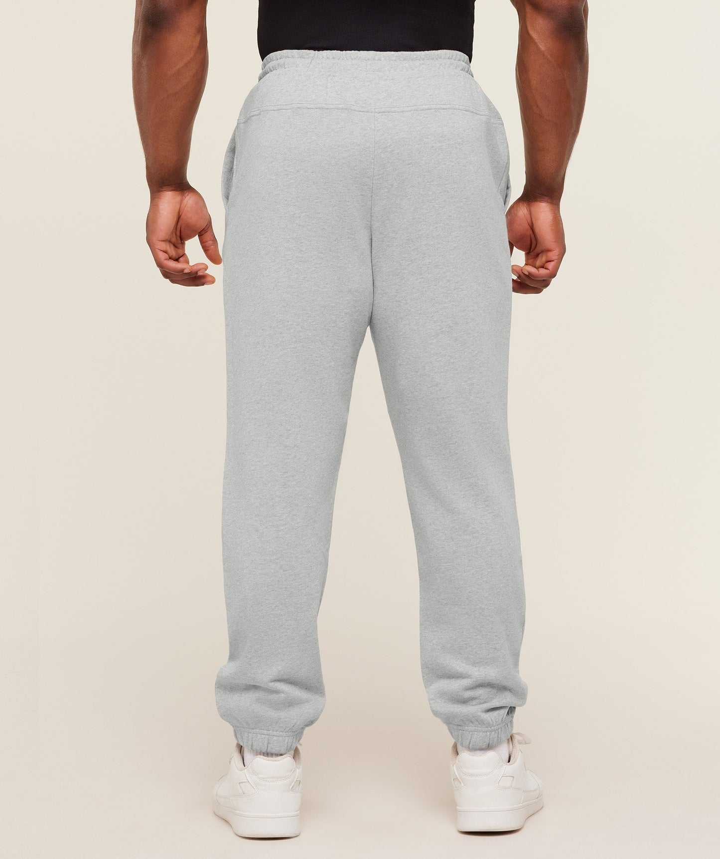 Gymshark Global Lifting Graphic Pants - Light Grey Core Marl
