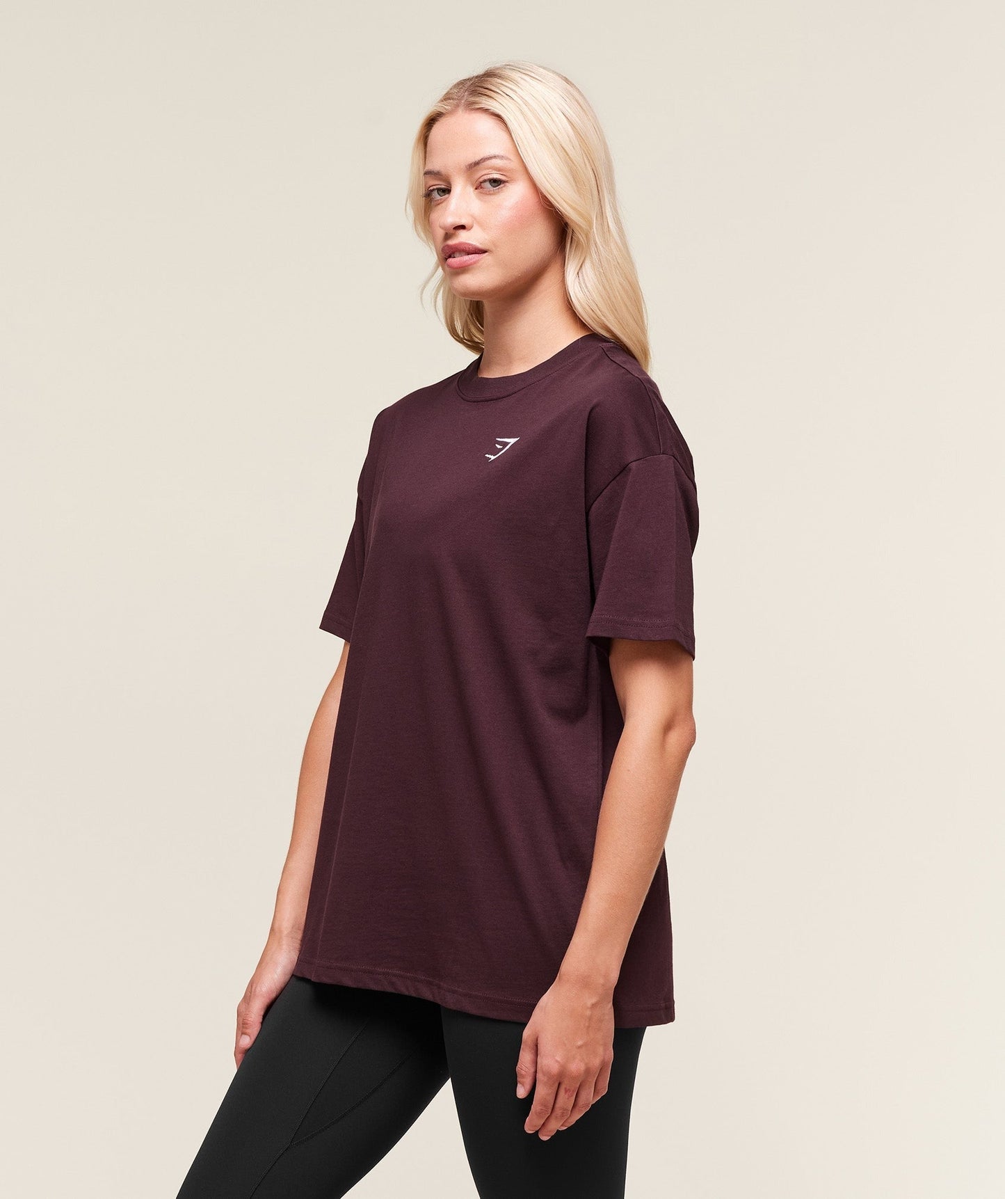 Gymshark Training Oversized T-Shirt - Cherry Purple