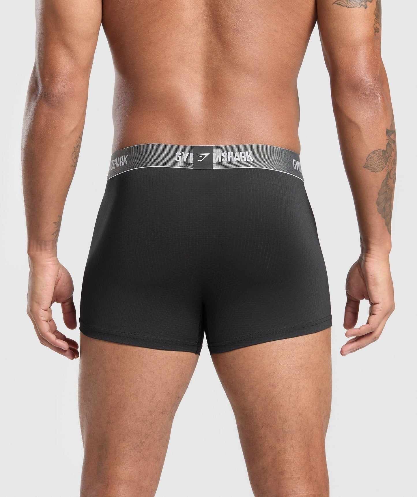 Gymshark Sports Tech Boxer 3PK - Black/Deep Orange/Celeste Blue