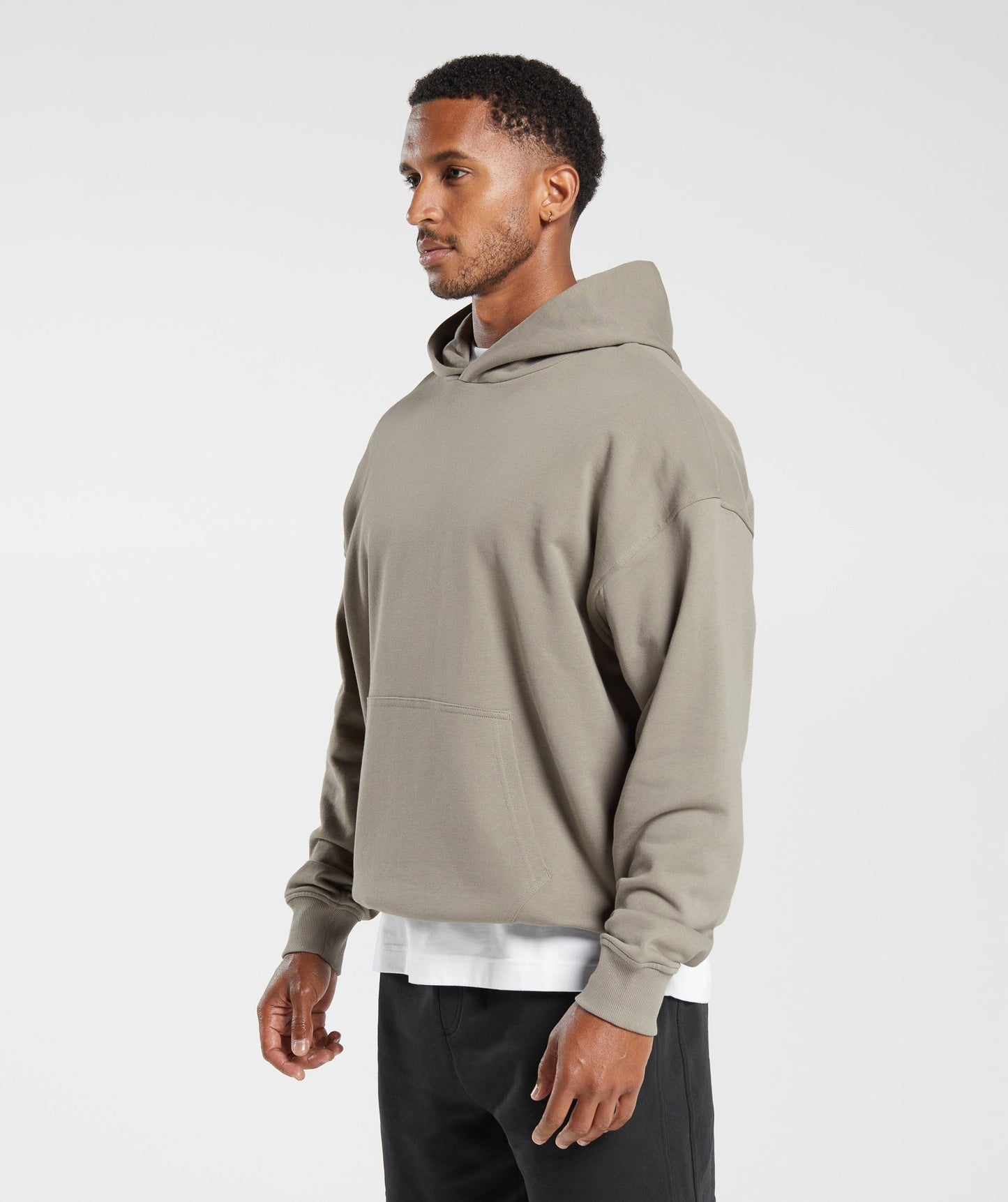 Gymshark Rest Day Essentials Hoodie - Linen Brown