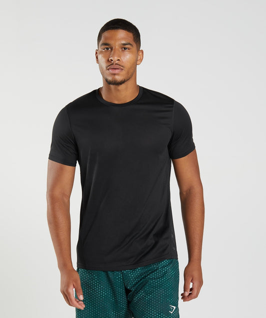 Gymshark Sport T-Shirt - Black/Black Marl