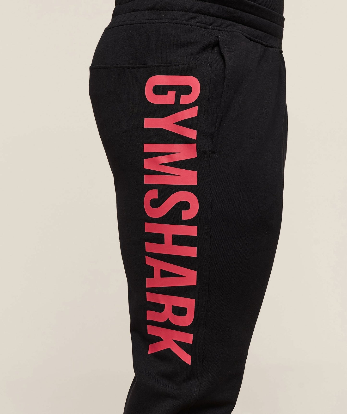 Gymshark Prime Joggers - Black/Vivid Red