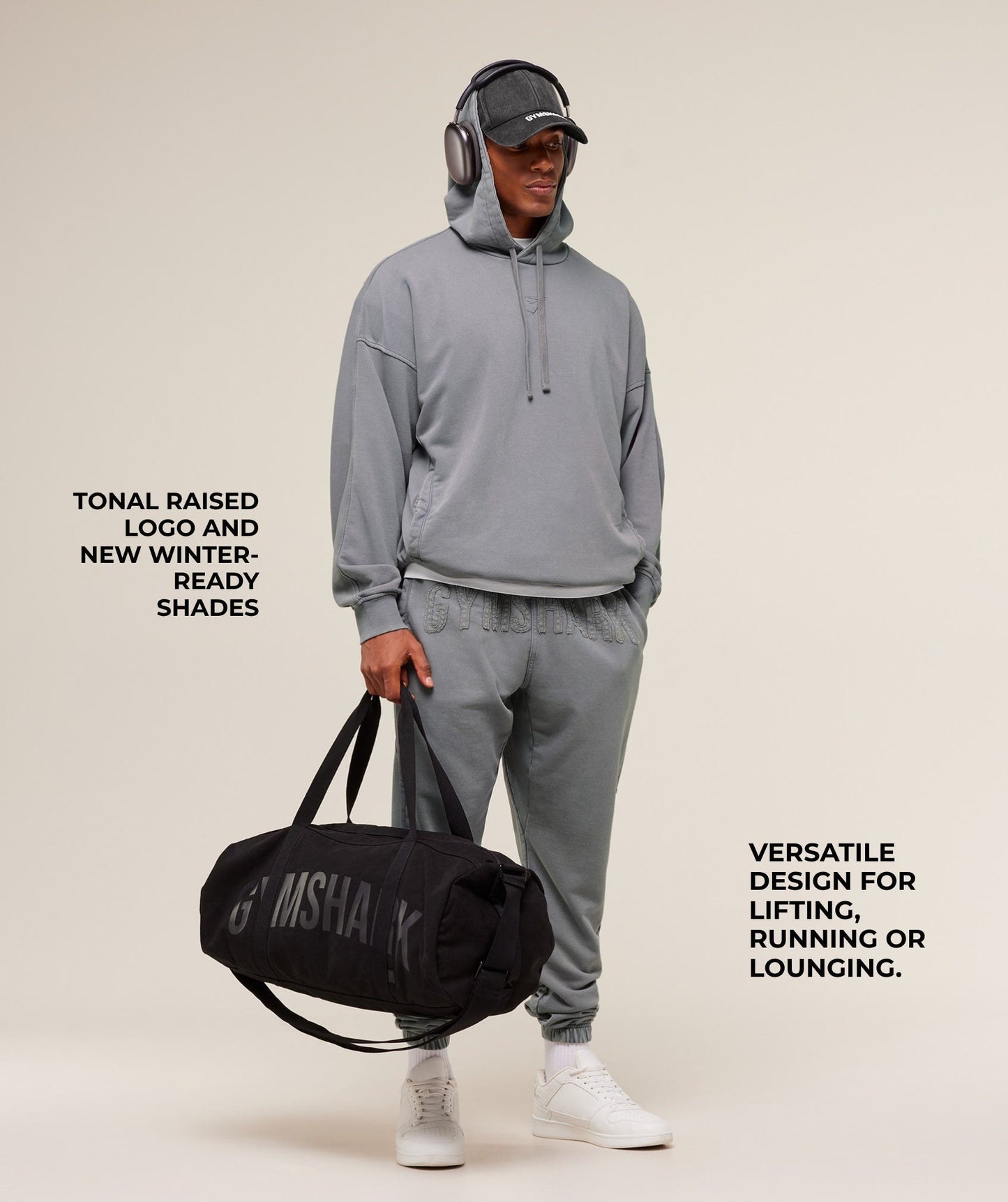 Gymshark Power Washed Joggers - GS Medium Grey
