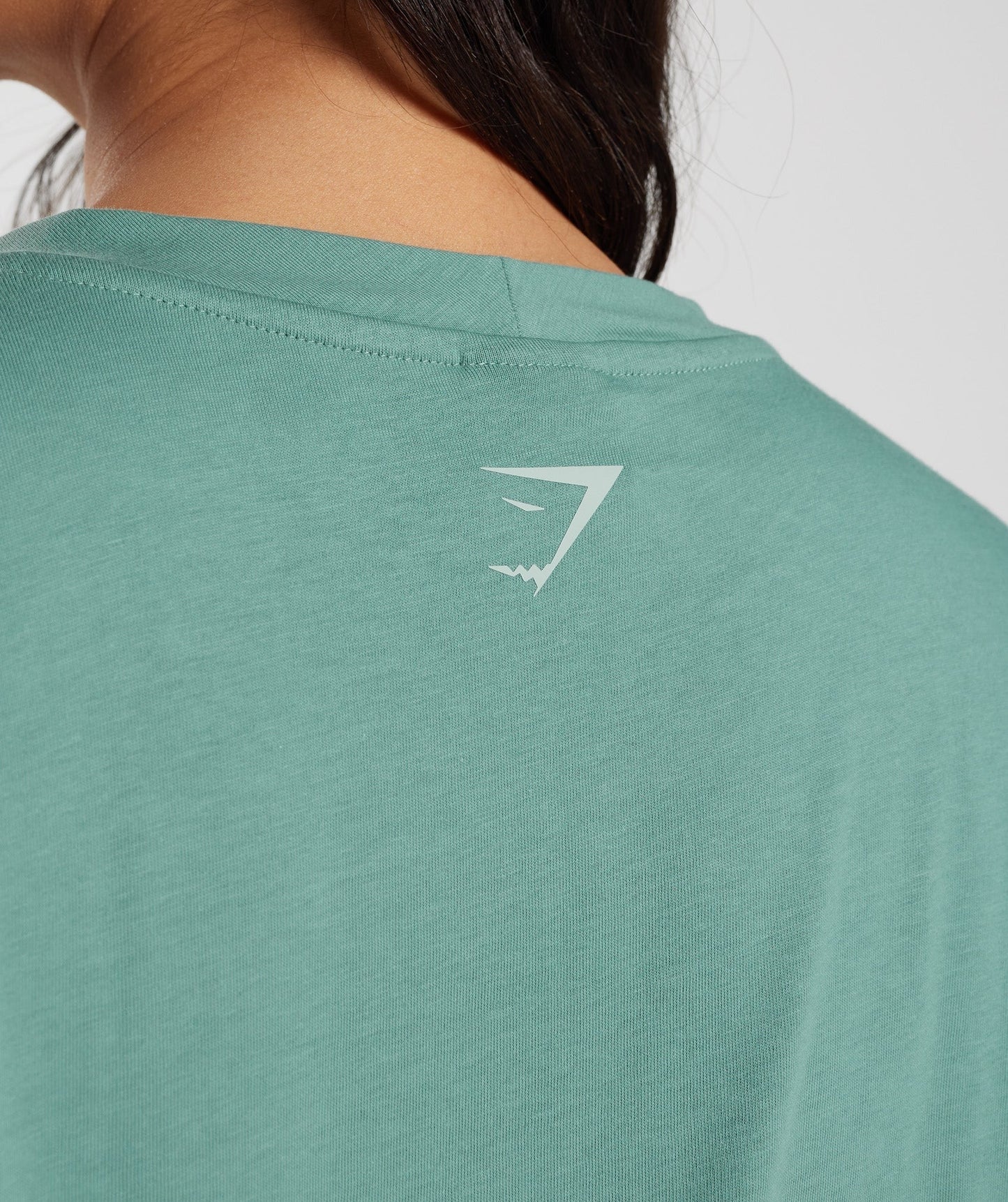 Gymshark Collegiate Midi Top - Ink Teal